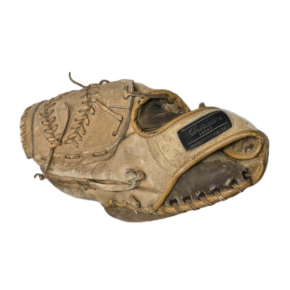 🏈 Vintage Ted Williams Sears 33ND Catchers Mitt GUC Korea Baseball Glove
